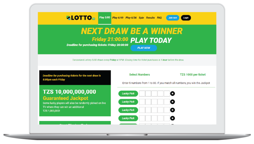 Mauritius lottery web platform