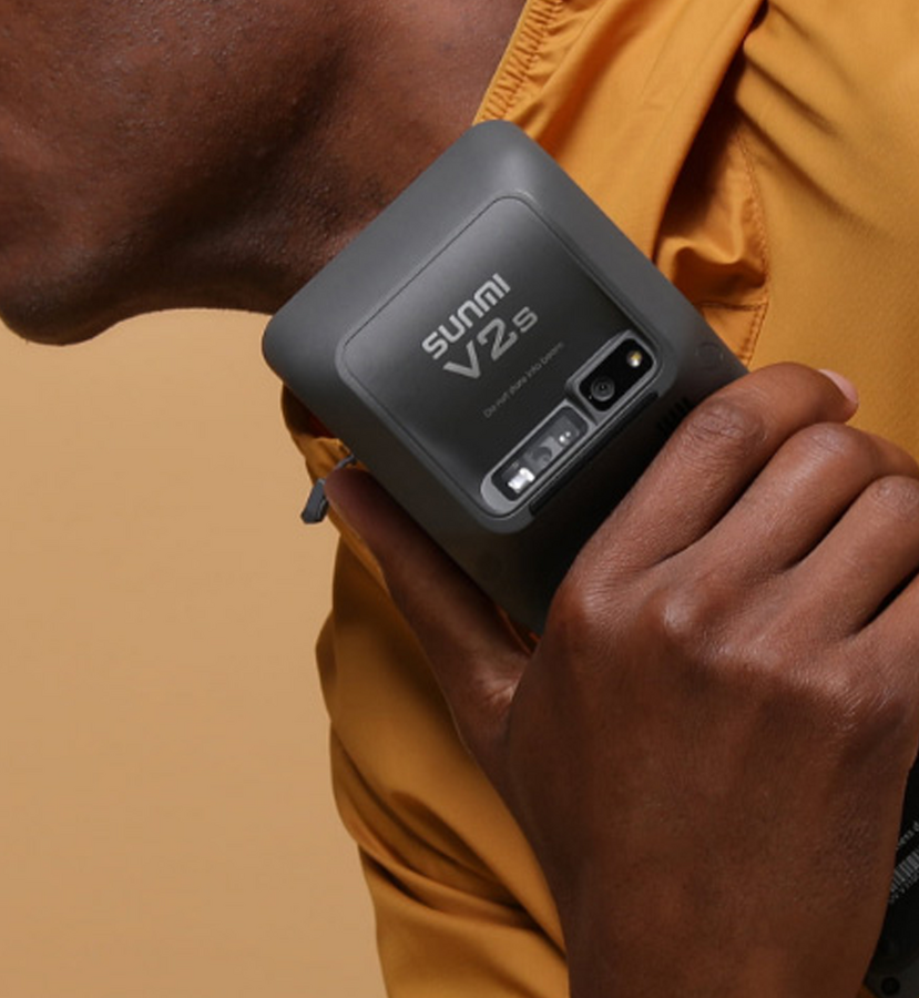 Agent using a handheld POS lottery terminal