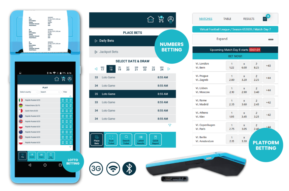 Sunmi POS handheld terminals